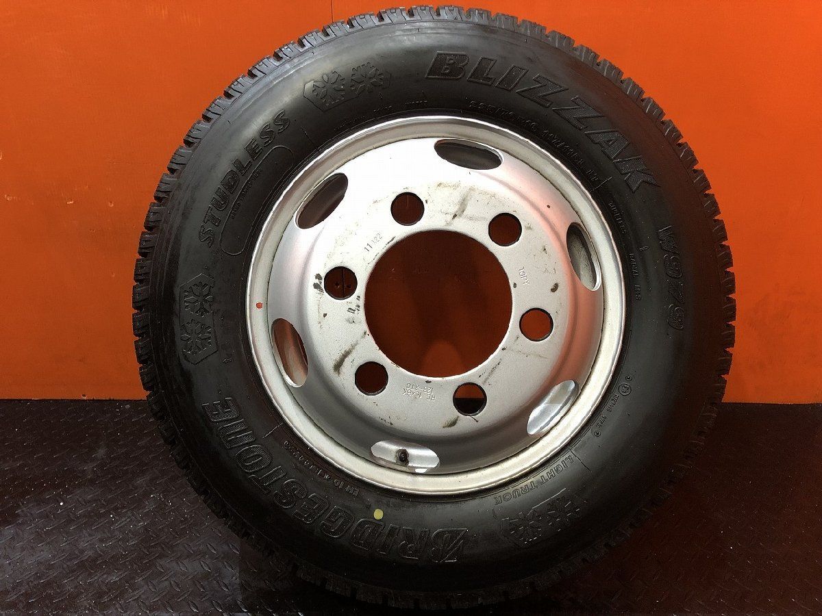 走行短 BS BLIZZAK W979 225|70R16 117|115L LT ライトトラック用 スタッドレス 1本 TOPY 16インチ 6K6HPCD222.25 128 KTO299