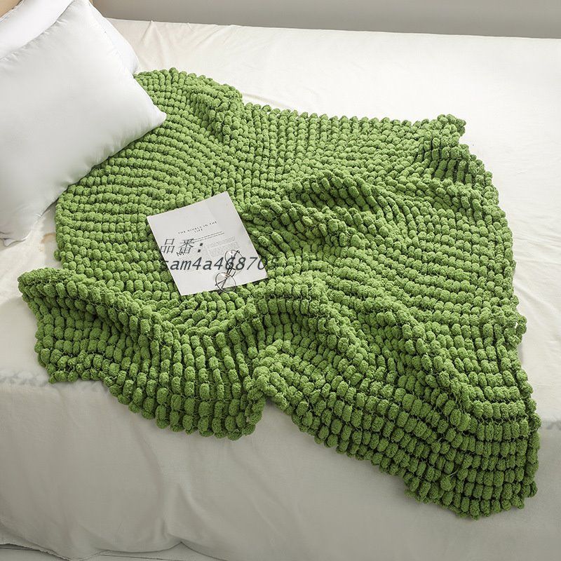 ソファカバーカーペット粗毛糸手編み毛布トッズカーペットニットカーペットアウトドアキャンプ毛糸カーペット am4a468705