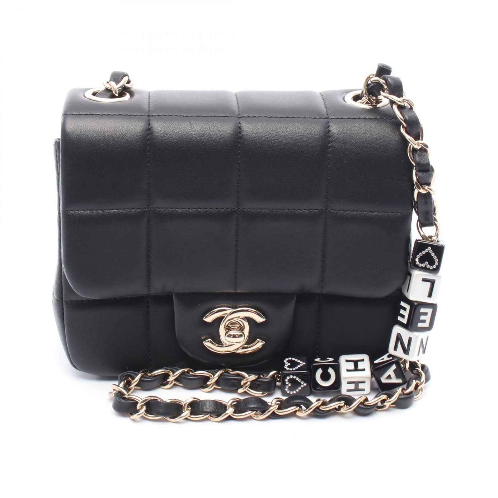 シャネル スクエアフラップバッグ ブラック 楽天市場】【名古屋】【CHANEL】シャネル マトラッセ キャビア
