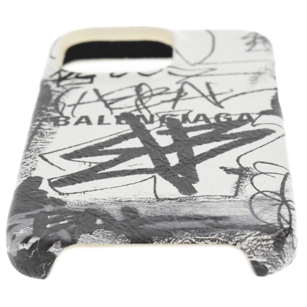 【希少品】Balenciaga グラフィティ iPhone13pro用ケース BALENCIAGA☆CASH iPhone13 Pro カードスロット付きケース☆即納