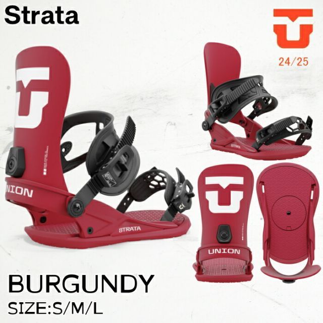 種類6：BLACK/S スノーボード ビンディング メンズ 24-25 ユニオン