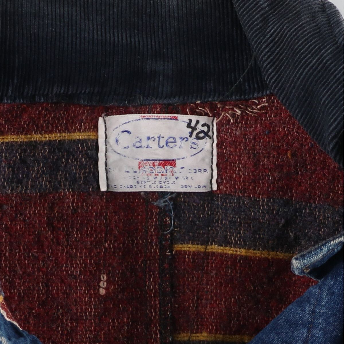 特価販売【60s】VINTAGE CARTER\'S ブランケット デニム カバーオール ジャケット・アウター