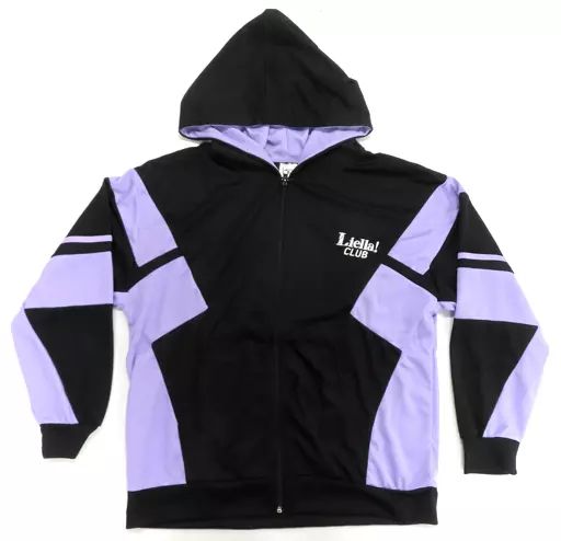 Liella! CLUB 2023 ラッシュパーカーXL パープル/ブラック 中古】アウターウェア Liella! ラッシュパーカー パープル×ブラック M
