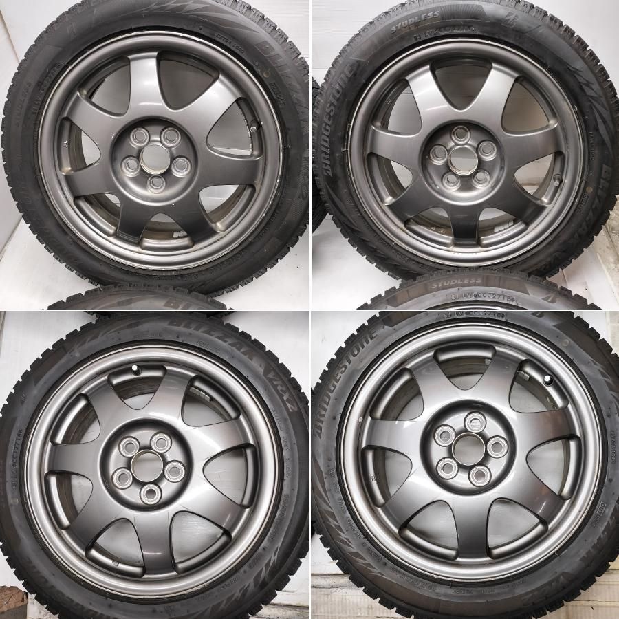 ◆配送先指定あり◆ スタッドレス ホイール 4本 195|50R16 VRX2 16x6J プリウス 20系 純正 5H -100 プリウス アクア ヤリス ～本州 四国は送料無料～