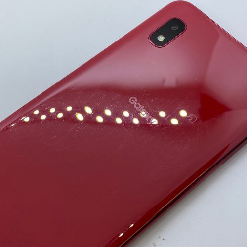 Galaxy - 新品同様 au Galaxy A20 SCV46　Red　SIMロック解除済 ムスビー｜【モバイルBOX】SIMロック解除済 au Galaxy A20 SCV46