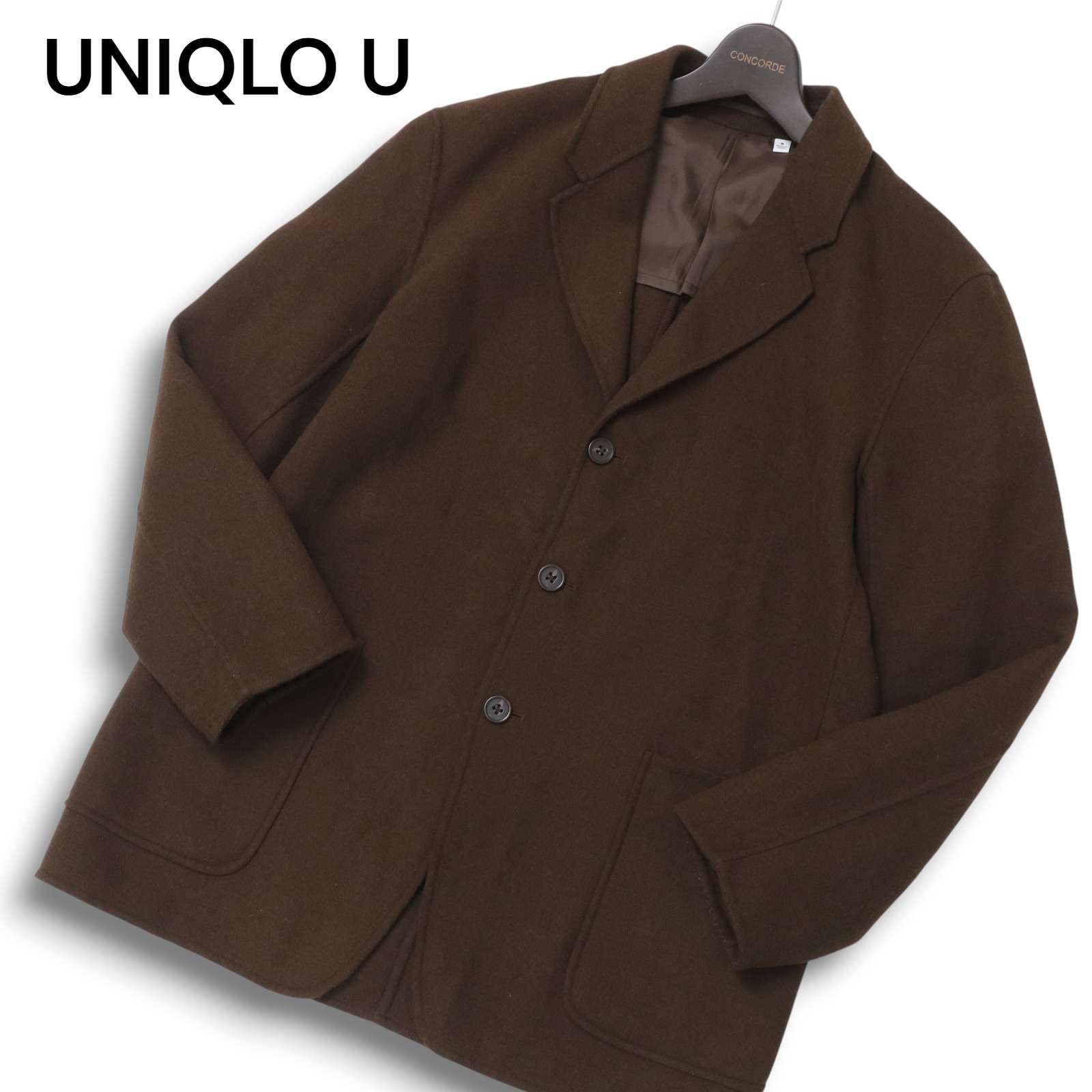 UNIQLO U テーラードジャケット ウールブレンドパンツ セットアップ UNIQLO U】ウールブレンドテーラードジャケット・パンツセットアップ