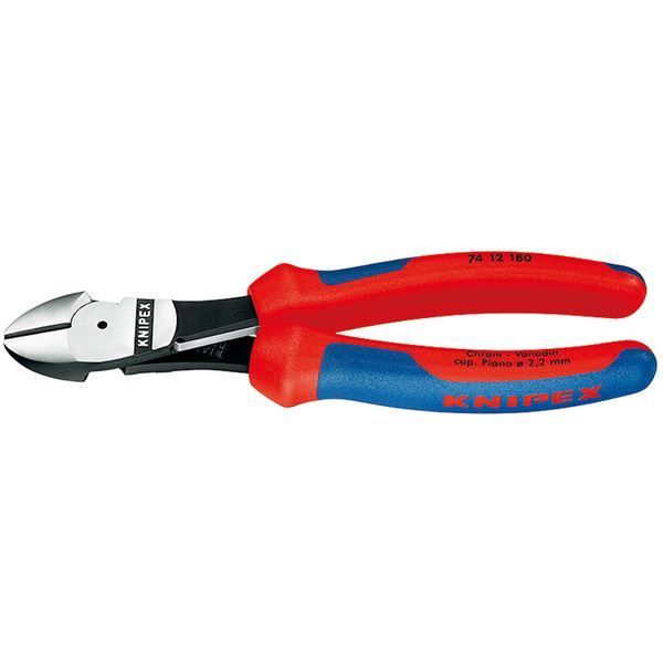 KNIPEX クニペックス 7412-160 バネ付強力型斜ニッパー SB