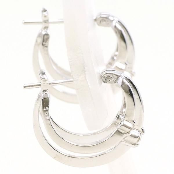 K18WG ピアス pierced earrings ダイヤ 0.05 ×2 総重量約2.6g