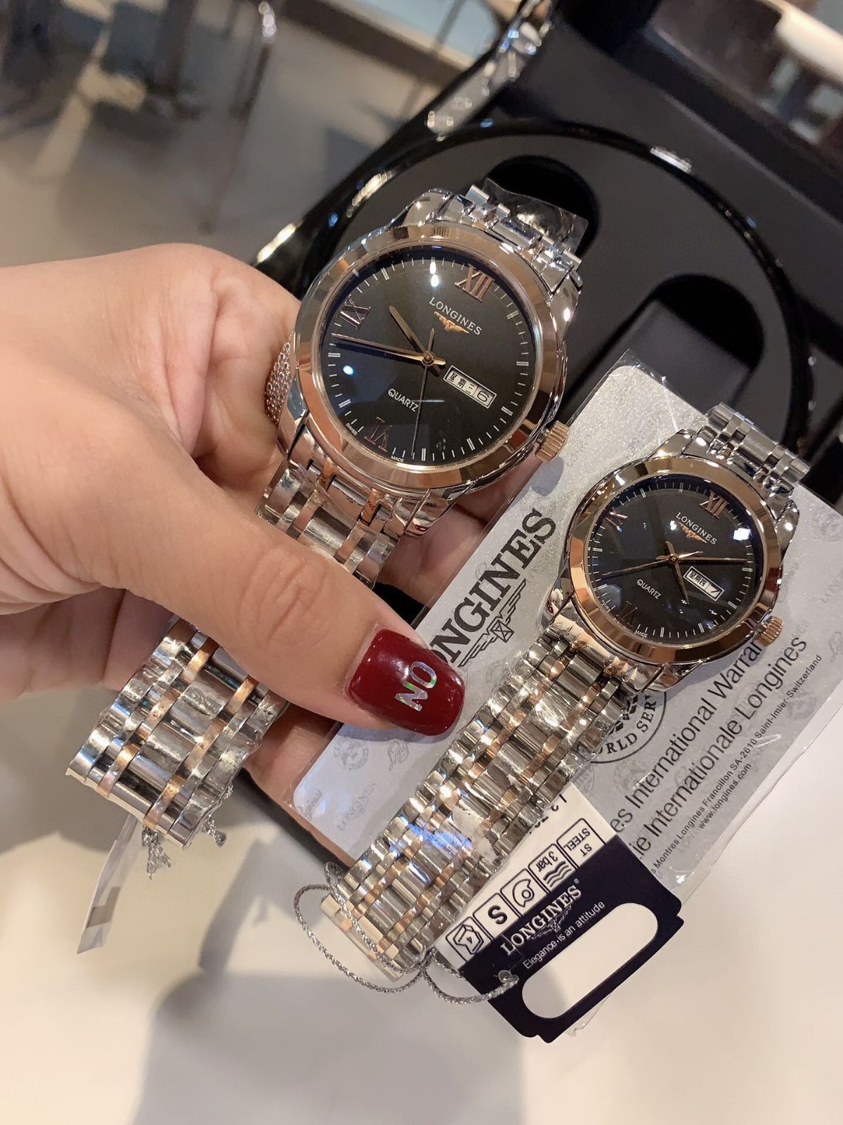 今日 Longines ロンジン ソイミア レディース シンプル - クラス 腕時計