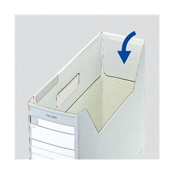 まとめ コクヨ ファイルボックス-FS Eタイプ A4ジャスボックス A4ヨコ 背幅102mm グレー A4-LFE-M 1セット 5冊 ×10セット