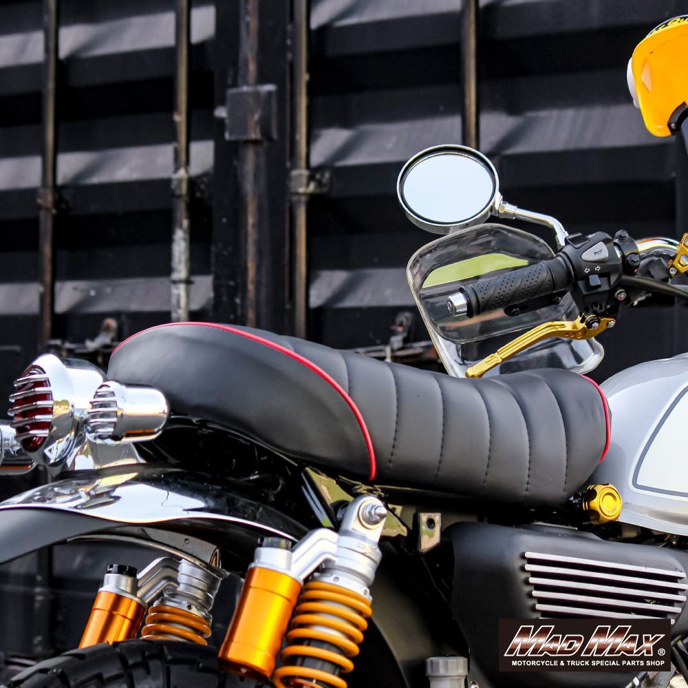 Mr Quick製 ホンダ モンキー125用 レザー タックロールシート