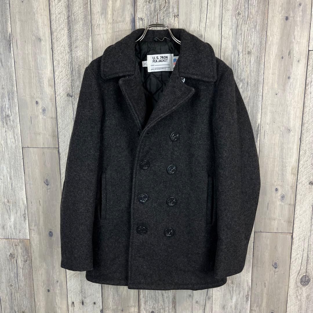 USA製 Schott 740N ピーコート USA製Schott ⭐︎46 2XLショット P