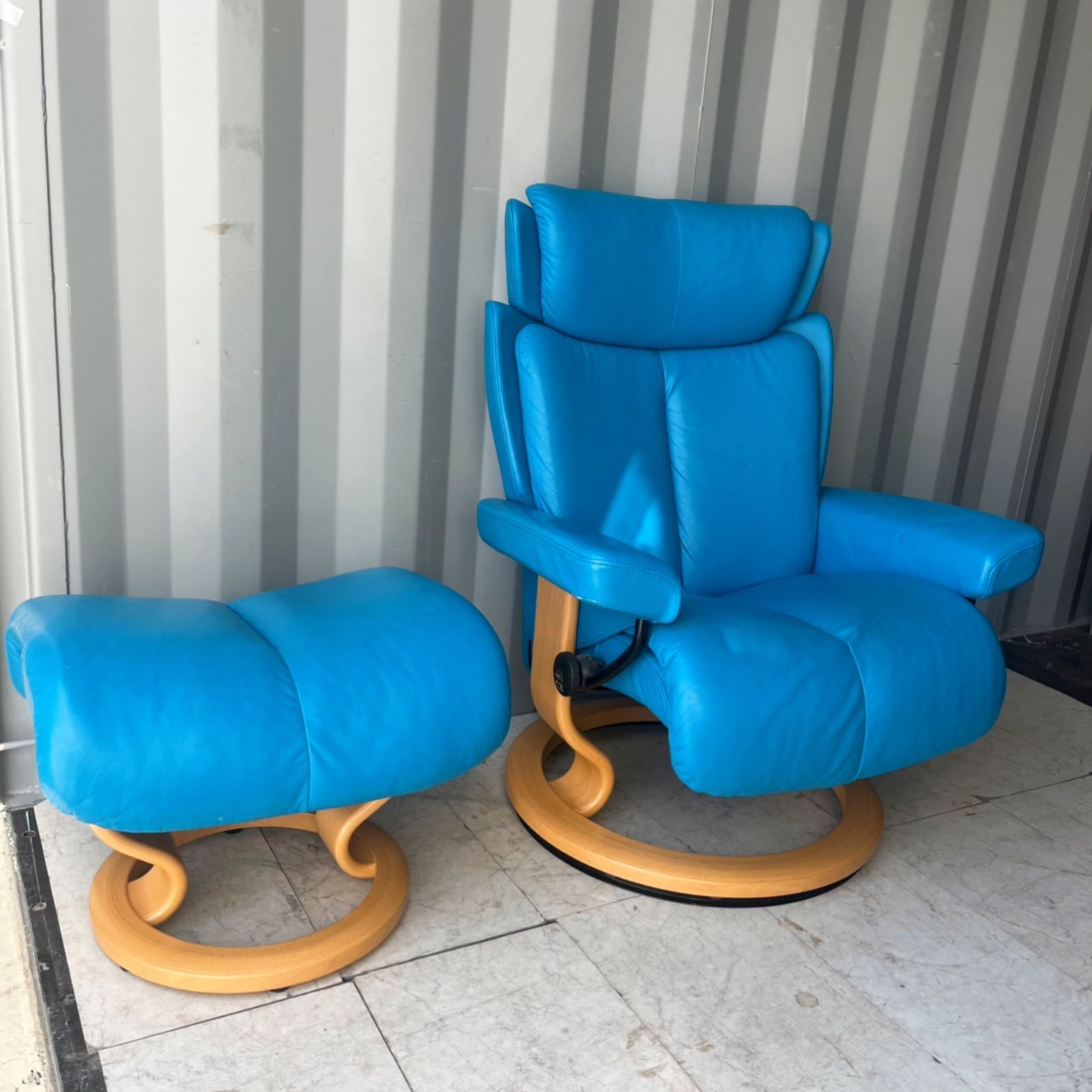 取付無料！エコーネス ストレスレス マジック クラシック 本革チェア