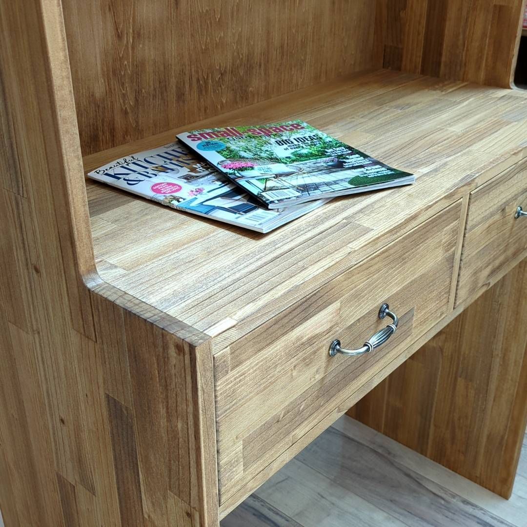 超激安セール 開催中です！ 木製 キッチン収納棚 引き出し付き 食器棚 ラック