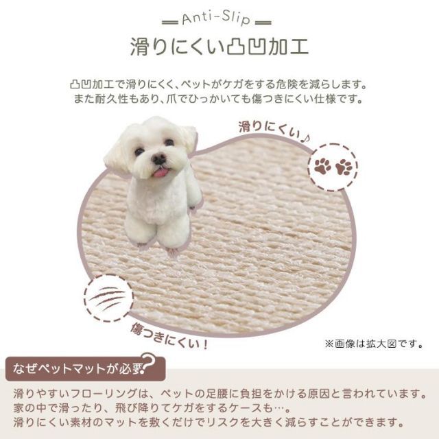 ペット向け防滑廊下マット 80×300cm