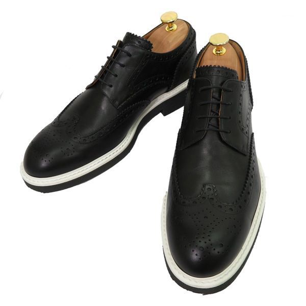 ルイヴィトン メダリオン内羽根オックスフォードシューズ
