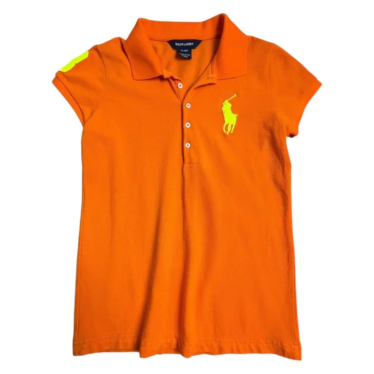 ポロ Ralph Lauren ラルフローレン キッズ 半袖 Tシャツ オレンジ