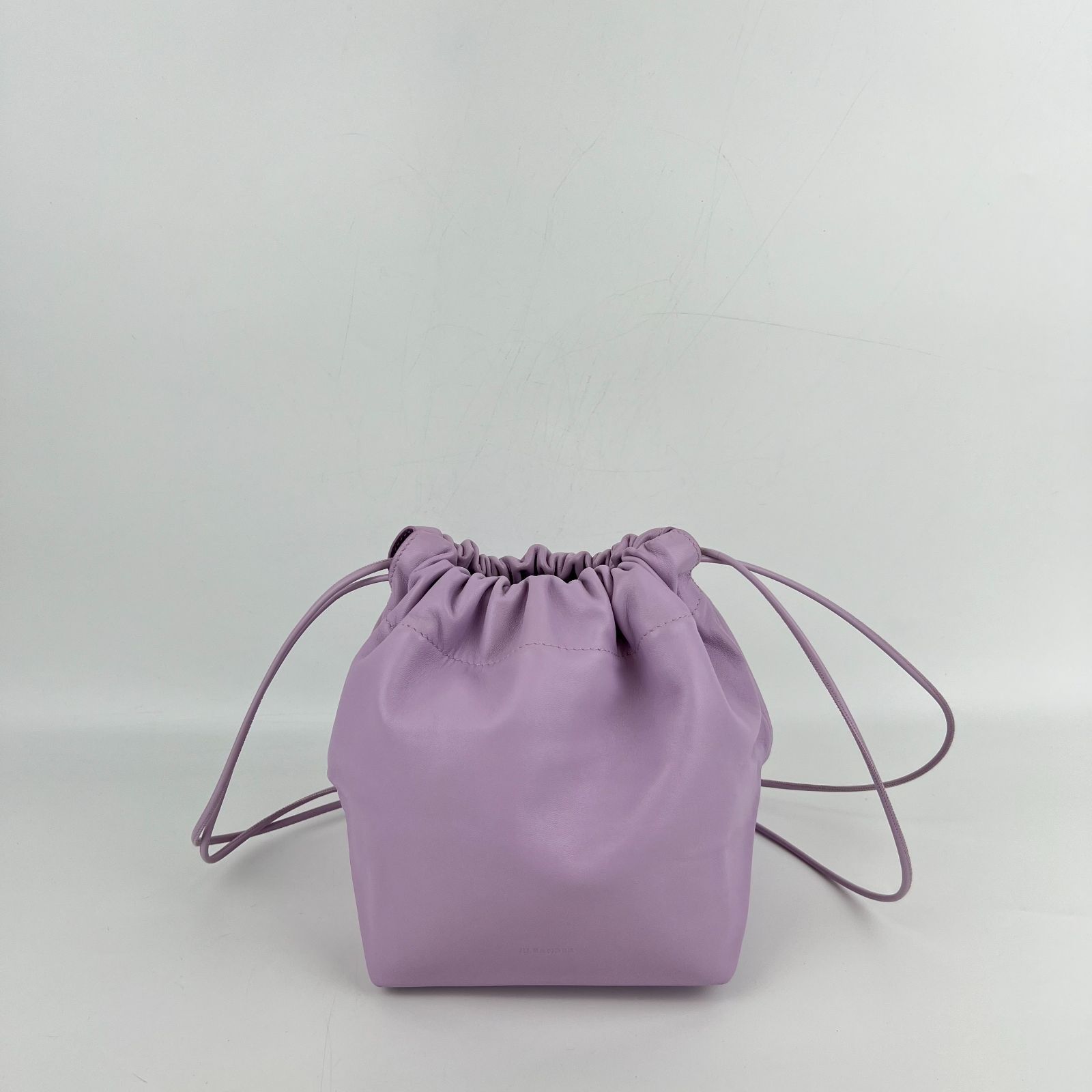 期間限定VIPセール●JIL SANDER●レザーハンドバッグ パープル 期間限定 VIセール○Jil Sander○VICTORバッグ (Jil Sander