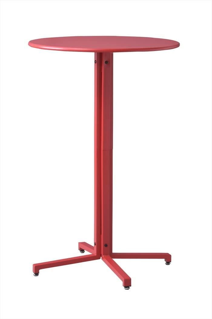 【新品・2営業日で発送】AZUMAYA 東谷 ハイテーブル サークル PT-332RD L1