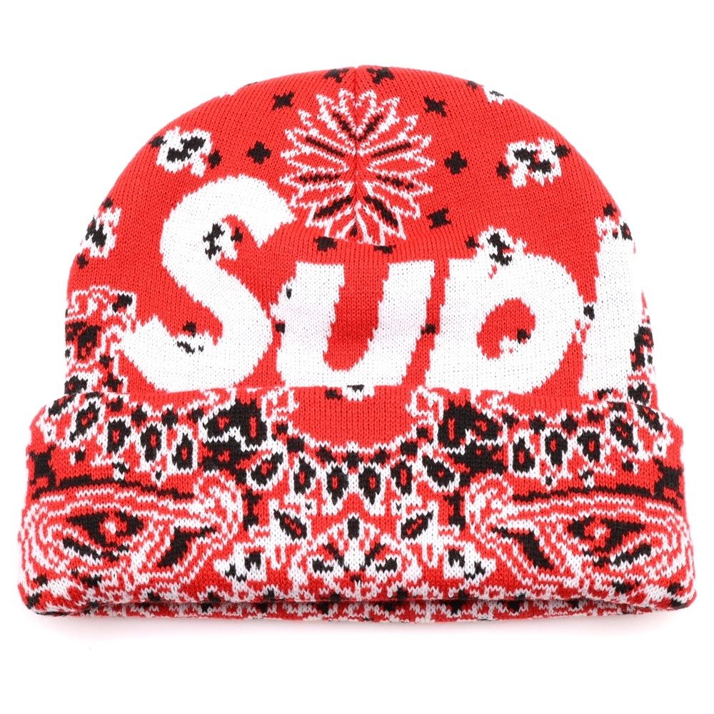 SUPREME (シュプリーム) 24AW Bandana Big Logo Beanie バンダナ