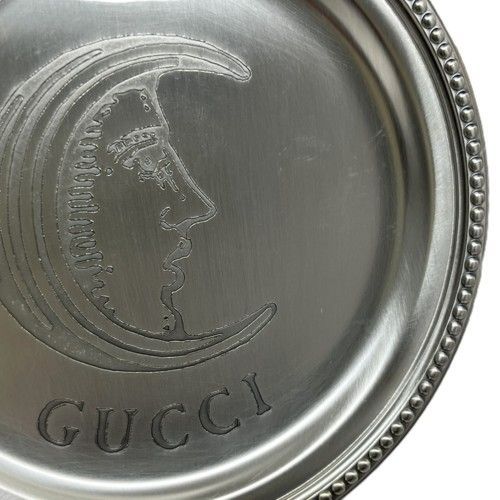 GUCCI グッチ スターアイ＆ムーン エングレービング コースター