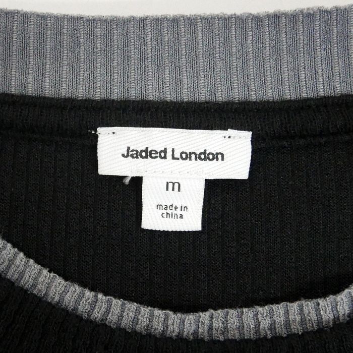 Jaded London ジェイデッドロンドン 国内正規 24AW BLACK WAFFLE