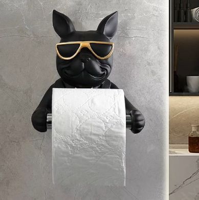 犬型トイレットペーパーホルダー