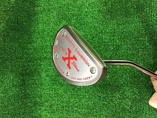 中古】 タイトリスト SCOTTY CAMERON RED X 33インチ パター PT