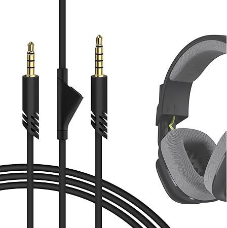 【在庫処分】Geekria ケーブル 互換性 オーディオコード Astro Gaming A10 Gen 2， A10， A30， A40， A40 tr Gaming Headsetヘッドホンケーブル、3.5mm AUX に適合する 2m