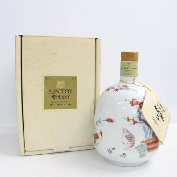 SUNTORY（サントリー）エイジング 15年 有田焼ボトル 岩尾對山窯 43％ 700ml 陶器（重量 1197g）※箱汚れ G24J150012  - メルカリ