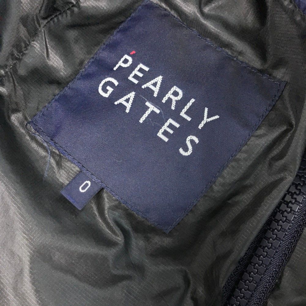 サイズ：0 PEARLY GATES パーリーゲイツ 2way ダウンジャケット