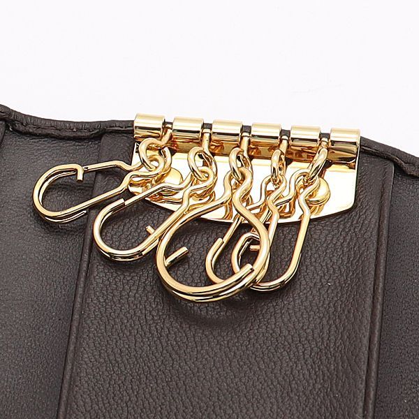 美品 箱付 ポロラルフローレン キーケース 5連 ブラウン系 NKG - メルカリ