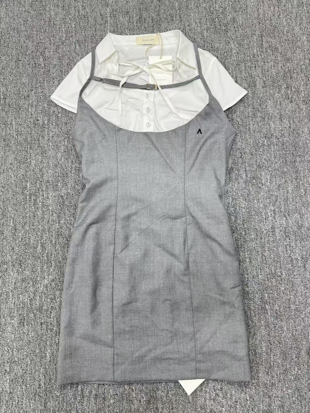 新品未使用】Andmary Betty layered dress beige アンドマリー