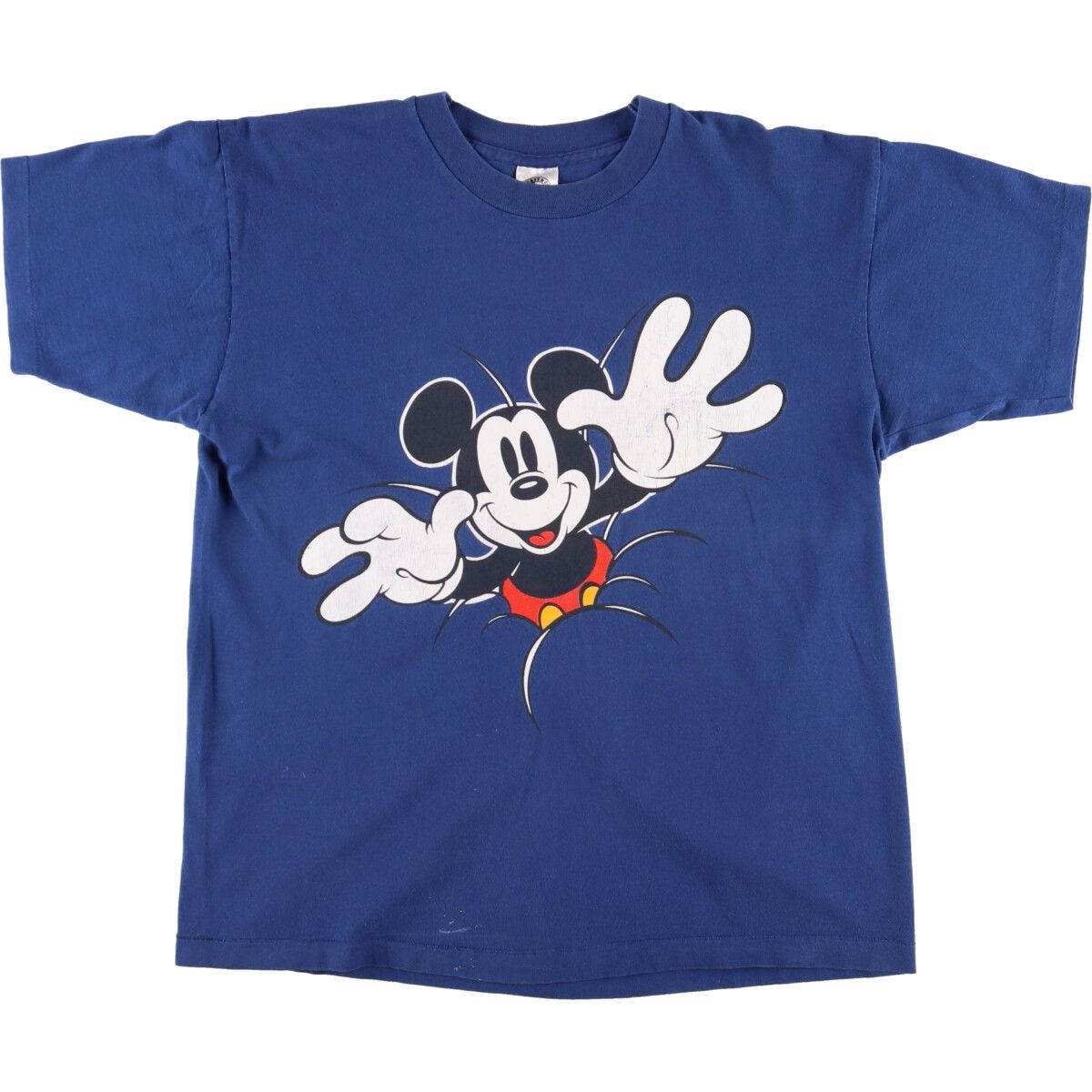 古着 90年代 MICKEY＆CO. MICKEY MOUSE ミッキーマウス 両面プリント 