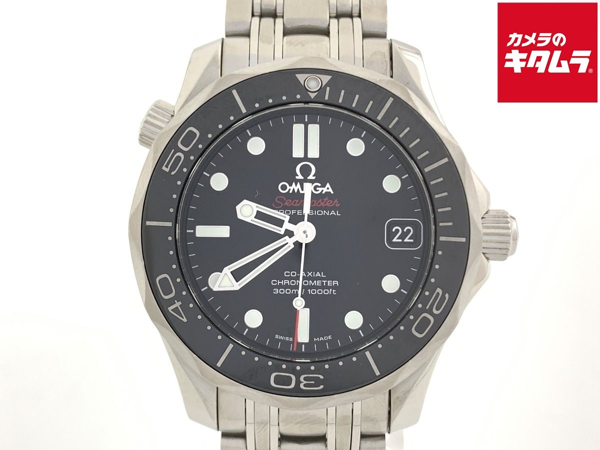 オメガ OMEGA シーマスター ダイバー300M ブラック 212.30.36.20.01.002 ステンレススティール