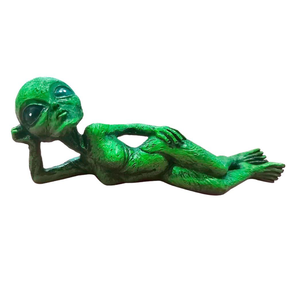 エイリアン 宇宙人 置物 オブジェ 装飾 飾り フィギュア 彫像 ミニチュア インテリア アクアリウム ガーデニング雑貨 模型 異星人 庭 ガーデンオブジェ デコレーション 花壇 部屋 オーナメン