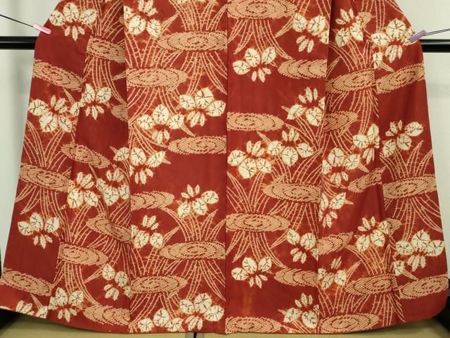 南部紫根染 南部絞り 草紫堂 作り帯 切り帯 正絹 南部しぼり 紫根染