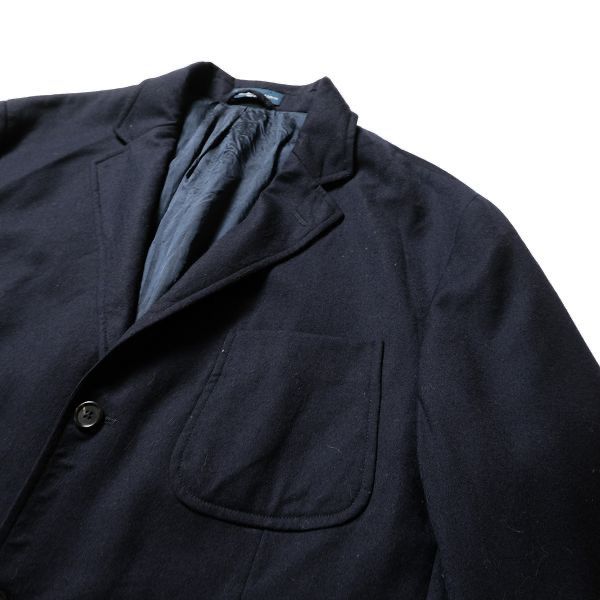 90's 00's イタリア製 ポロラルフローレン ウール ネイビー ブレザー