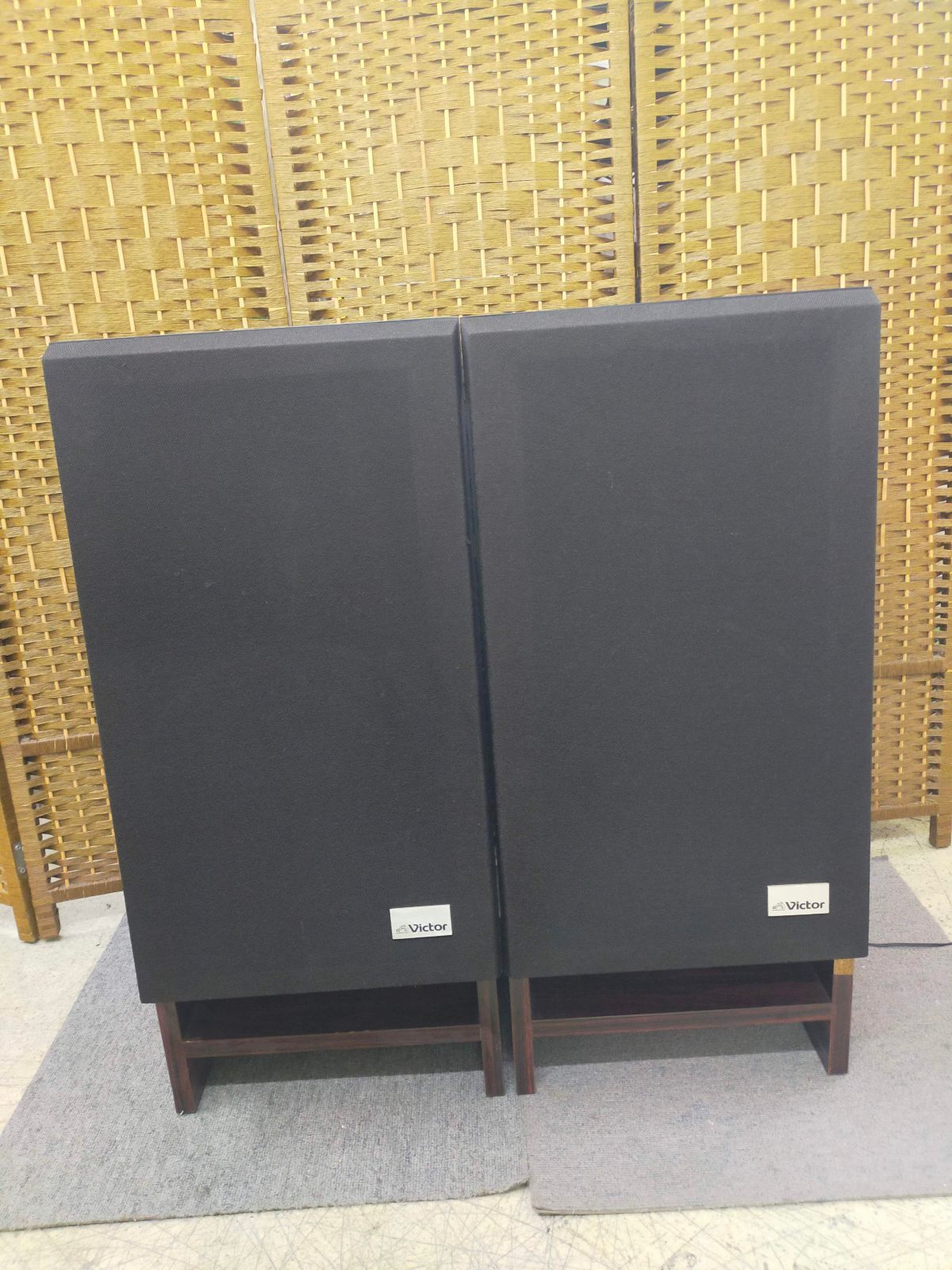 Victor ビクター SX-11 スピーカー ペア ウッドスタンド付き F01-20251011-34