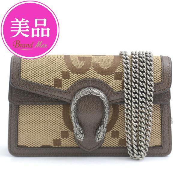 美品】グッチ バッグ レディース ジャンボGG ディオニュソス チェーン 