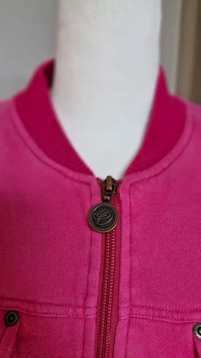 オイリリー 綿ジップアップジャケット