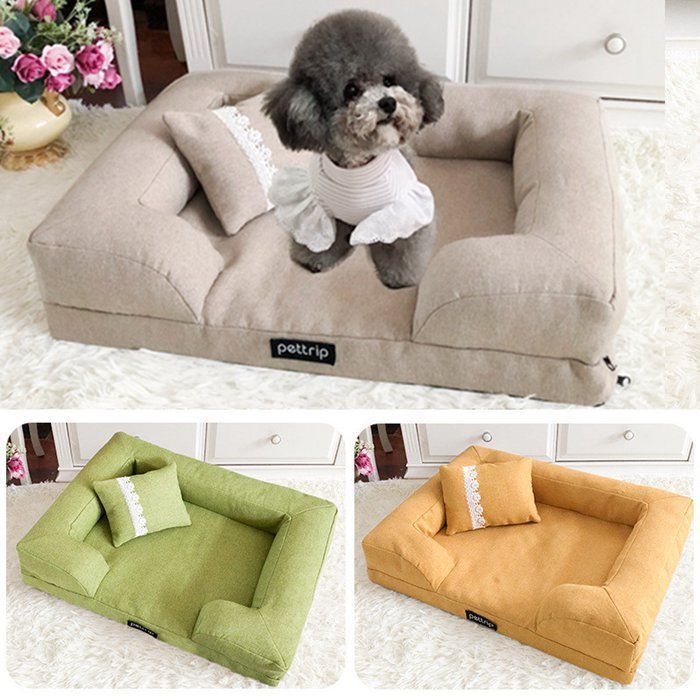 猫 ペットベッド ペットマット 猫ベッド 犬 ベッド ペット用ベッド 小型 中型 ペットソファー ペット用 クッション 寝心地良い 子犬 猫 多