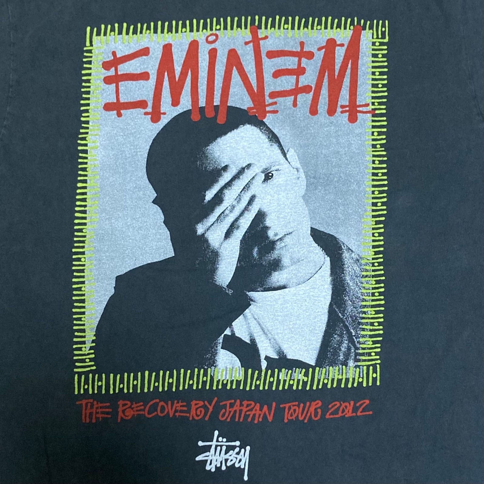 stussy エミネム 来日記念コラボTシャツ EMINEM XL XL】eminem stussy 来日記念コラボTシャツ エミネム