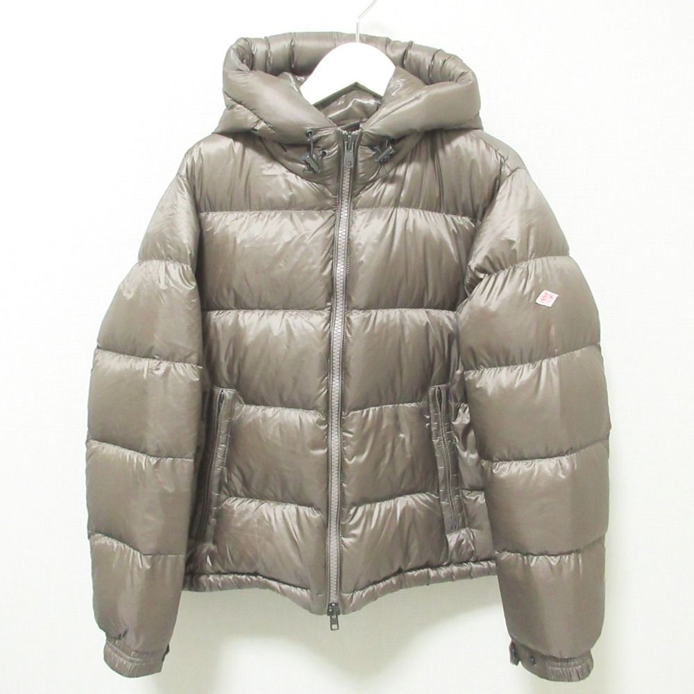 DANTON ダントン WHITE GOOSE SHORT DOWN ナイロンタフタ ダウンジャケット ブルゾン M ブラウン レディース 古着