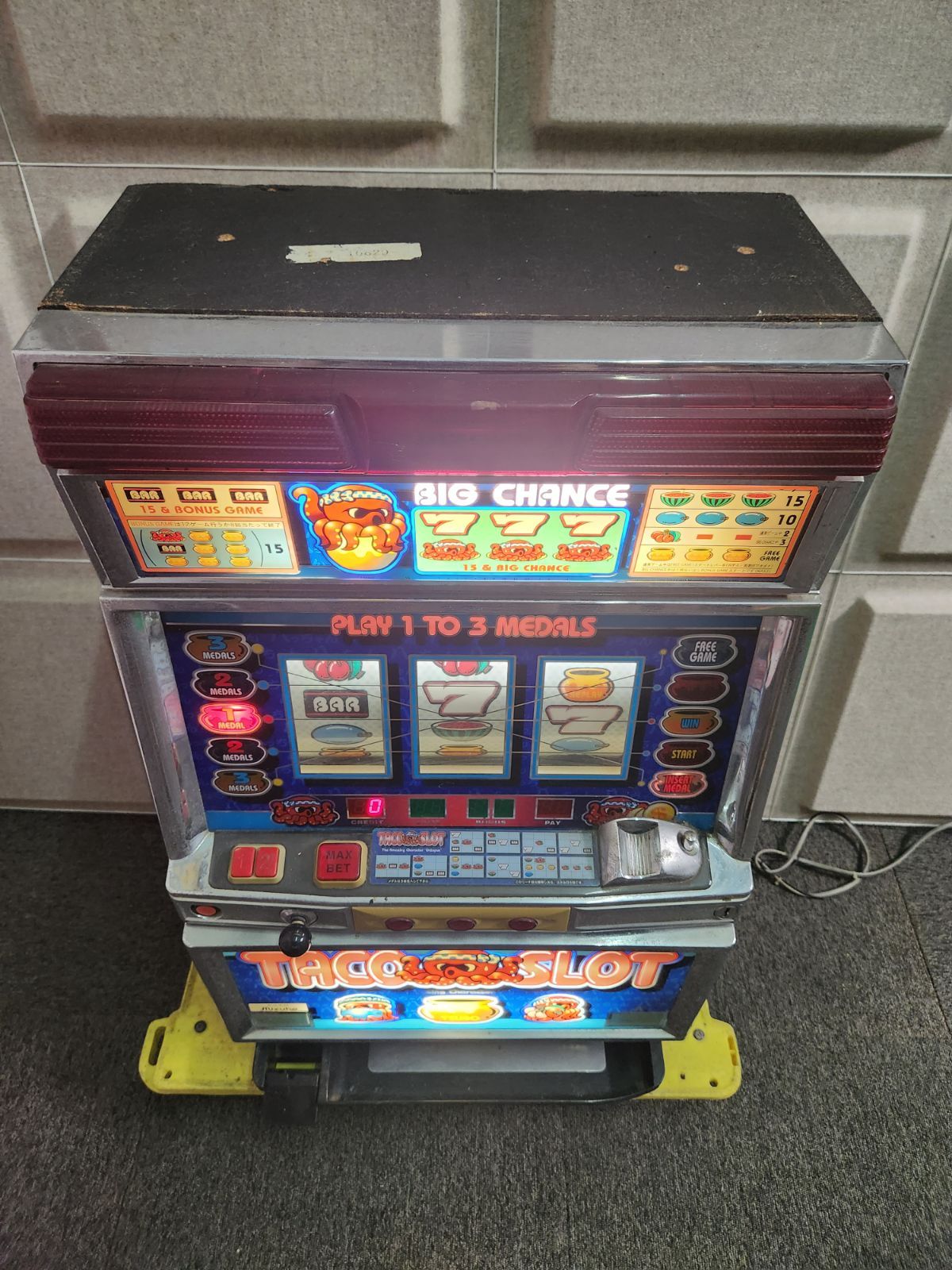 希少 初代 タコスロ 4号機 スロット ミズホ パチスロ 送料込み