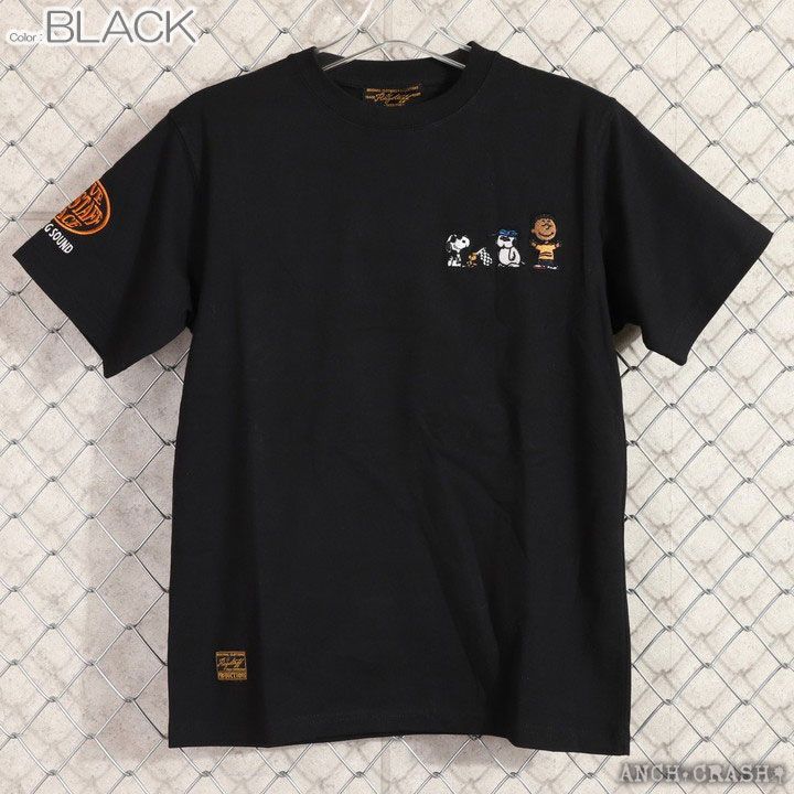 FLAG STAFF SNOOPY コラボ 半袖 Tシャツ 432037 ブラック フラッグスタッフ スヌーピー - メルカリ