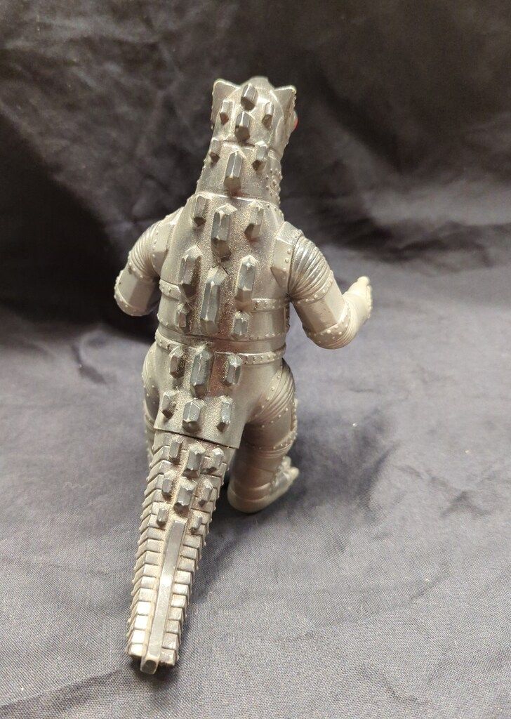 中古品 山勝 ヤマカツ ゴジラ メカゴジラ アンギラス ソフビ 3種セット