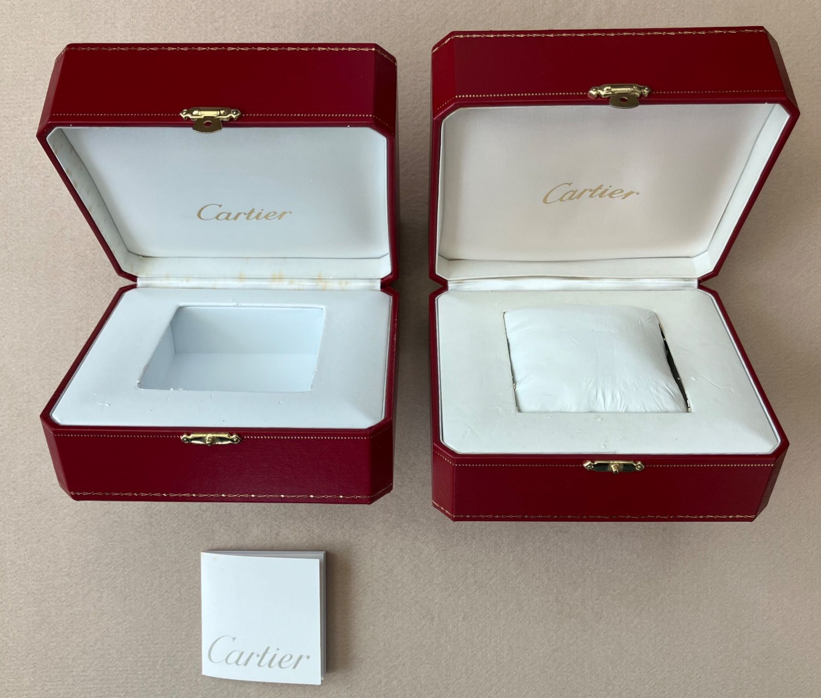 Cartier 時計の空箱