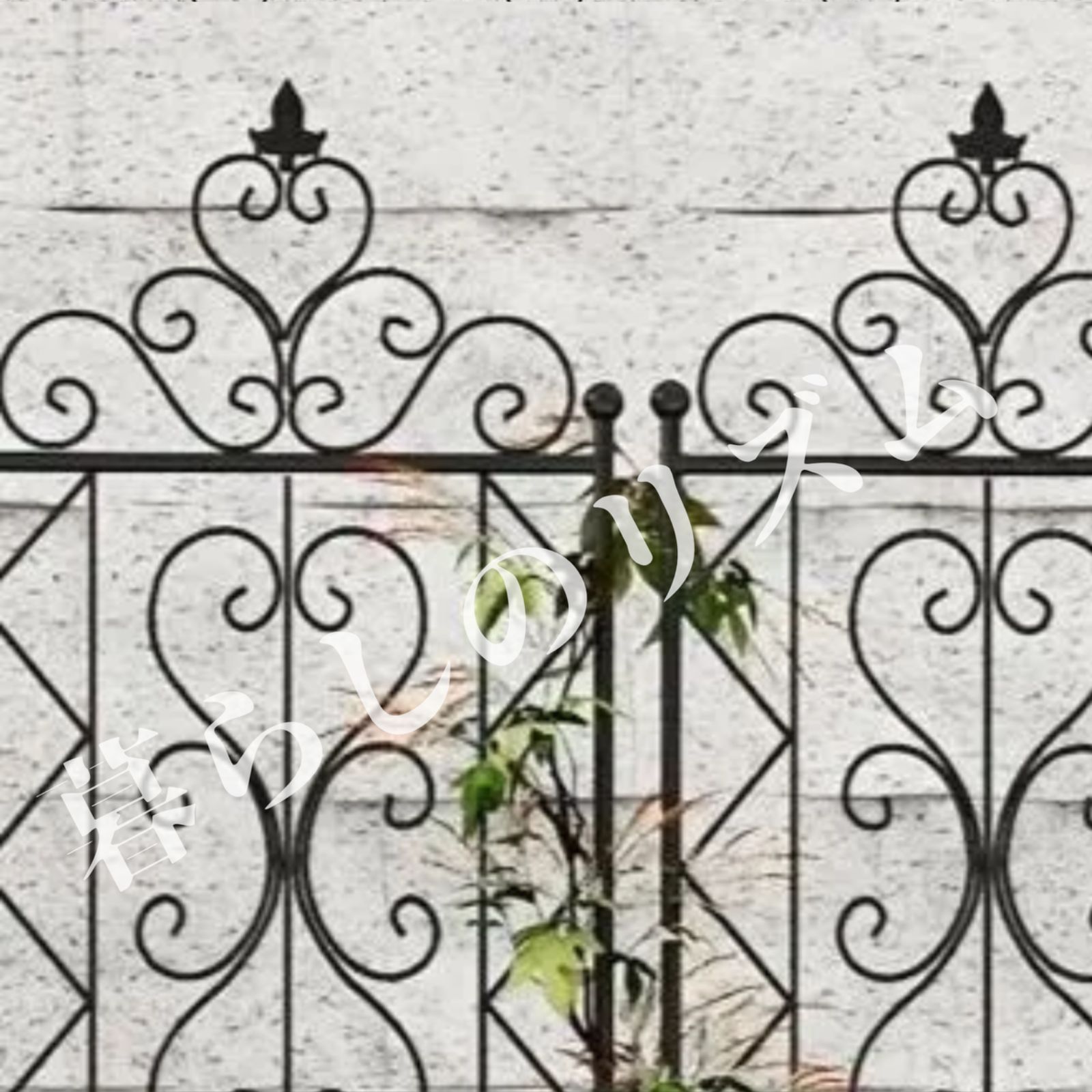 【日本最大級】 ガーデンフェンス ルームデコレーション アイアン トレリス 装飾的 メタルプラントトレリス エレガント 錬鉄製 ブドウのトレリス クライミングプラント バラ クレマチス アイビー用 屋外ガーデン装飾 おしゃれ アンティーク調 ブラック