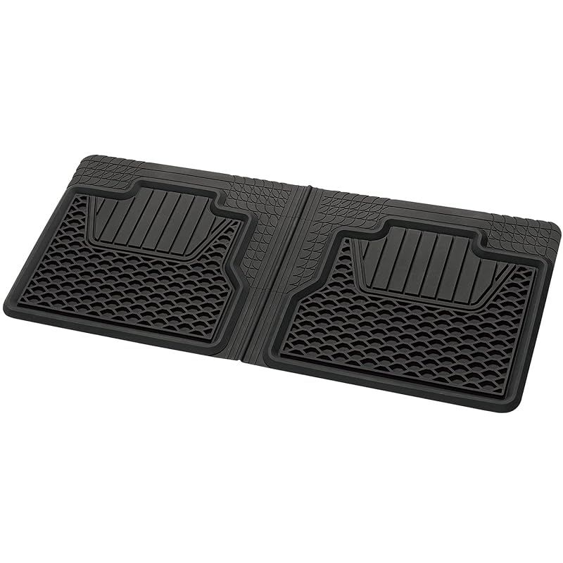 ボンフォーム(BONFORM) カーマット フレックスガード ミニバン 2/3列目 50x115cm ブラック 6455-04BK 0